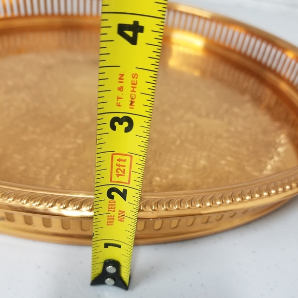 Copper Craft Guild round tray - Picture 8 of 13